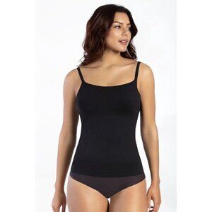 Curveez Womens Incredible Shaping Cami Sz Large Black CUR3501 Shapewear Camisole